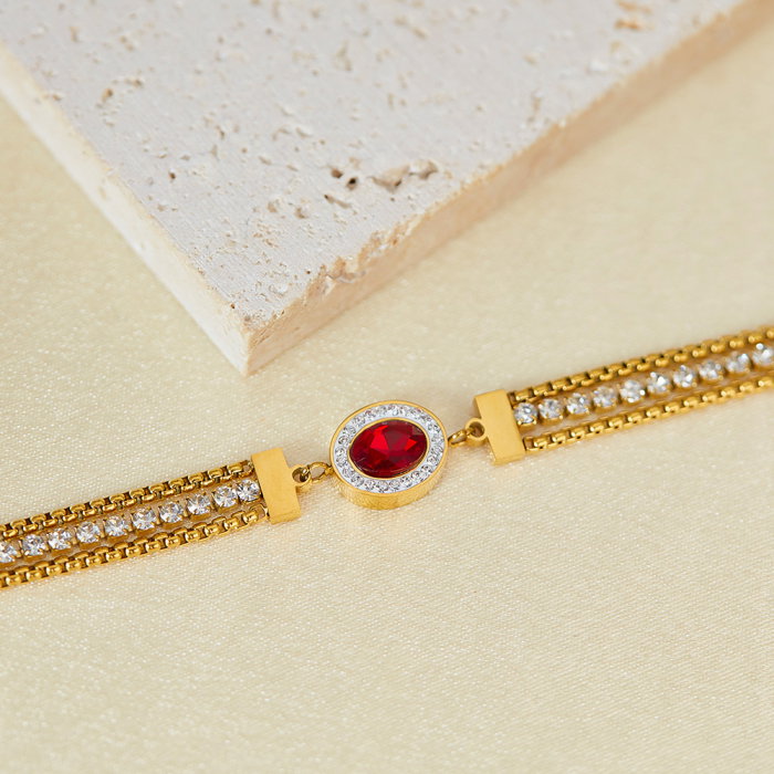 Bratara inox reglabila Elegance cu Zirconii [3]