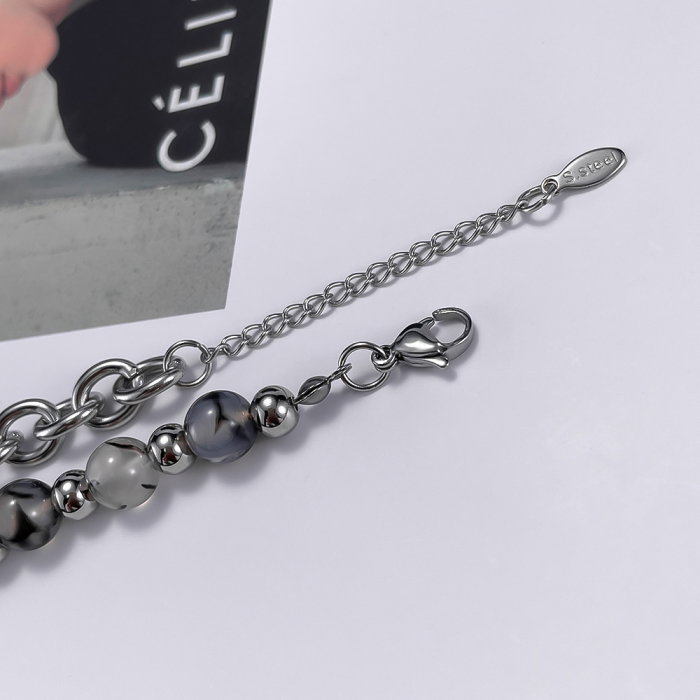 Bratara inox reglabila unisex cu Dragonstone [6]