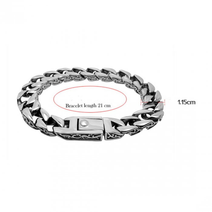 Bratara inox Strong Man 11 mm [4]