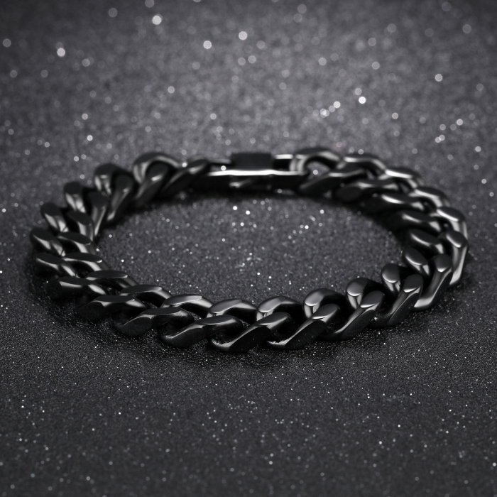 Bratara neagra inox de 10 mm [3]