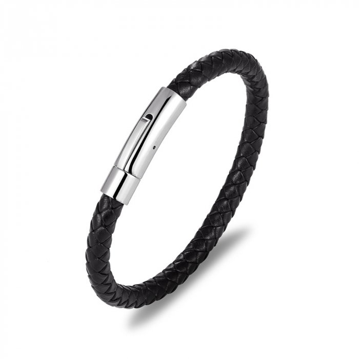 Bratara piele naturala cu inchizatoare din inox [4]