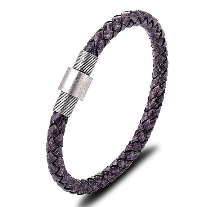 Bratara piele naturala cu inchizatoare din inox [1]