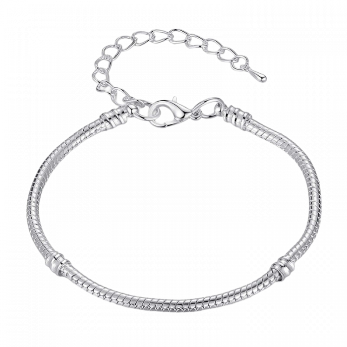 Bratara placata cu argint pentru talismane [1]