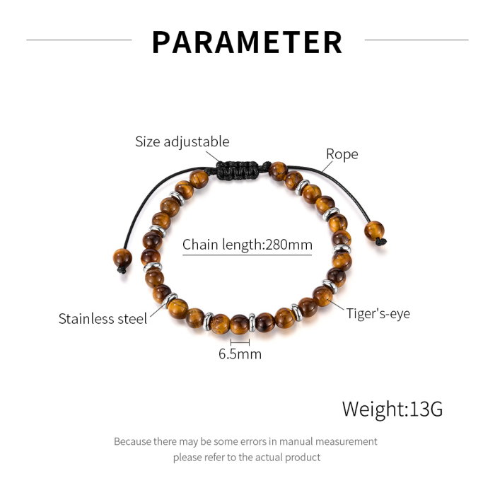 Bratara reglabila cu Ochi de Tigru si inele argintii – Energie si Echilibru [8]