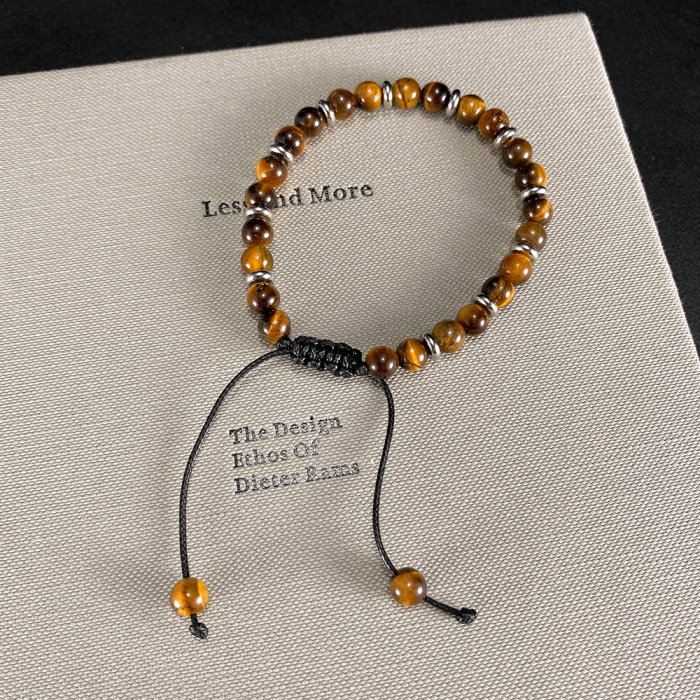 Bratara reglabila cu Ochi de Tigru si inele argintii – Energie si Echilibru [4]