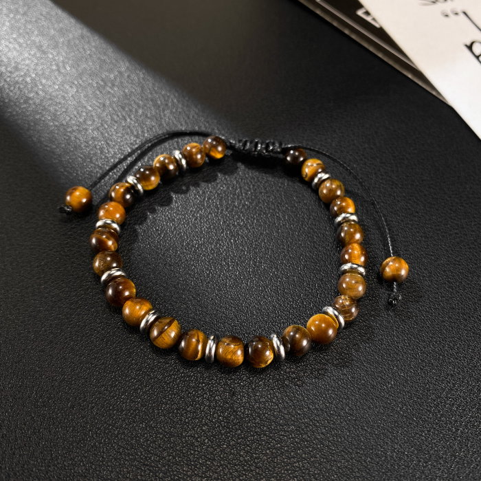 Bratara reglabila cu Ochi de Tigru si inele argintii – Energie si Echilibru [11]