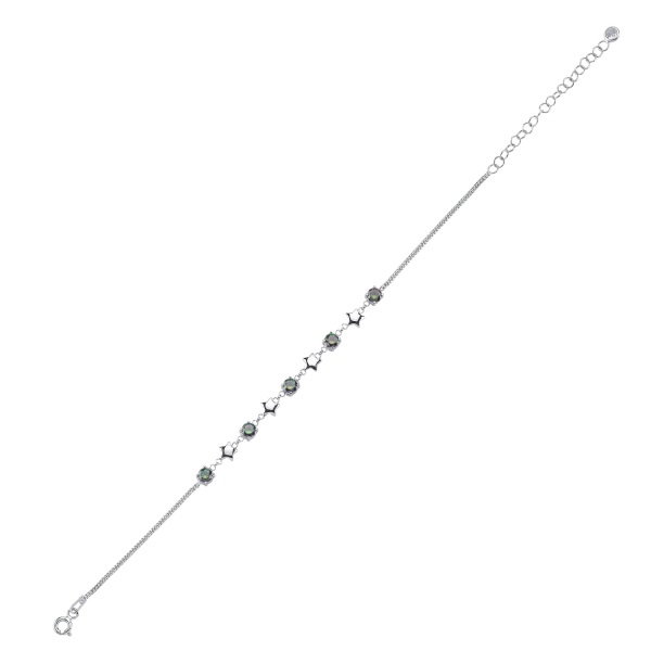 Bratara reglabila din argint 925 cu zirconii topaz mistic [1]