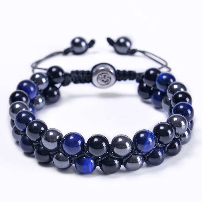 Bratara reglabila dubla cu pietre semipretioase  BLA131 [1]