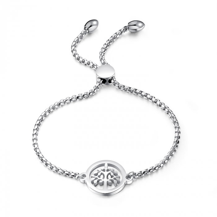 Bratara reglabila inox cu Copacul Vietii [1]