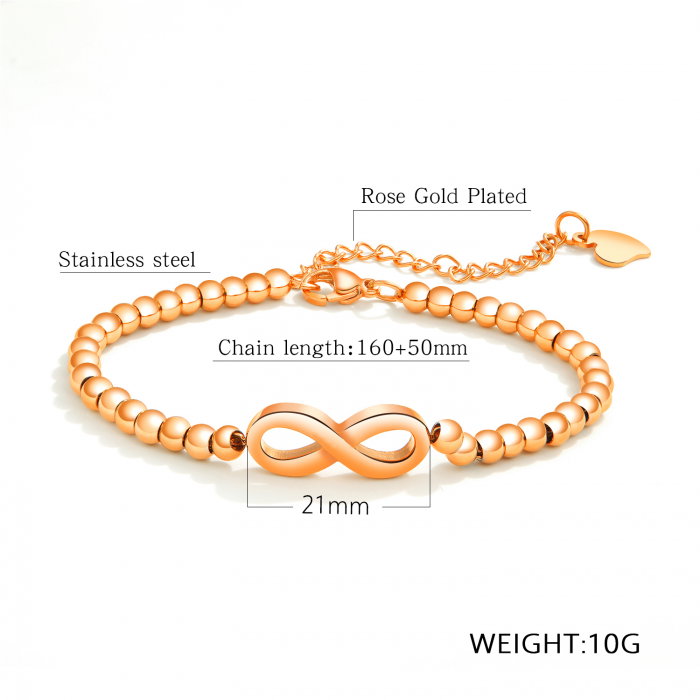 Bratara reglabila inox cu infinit [3]