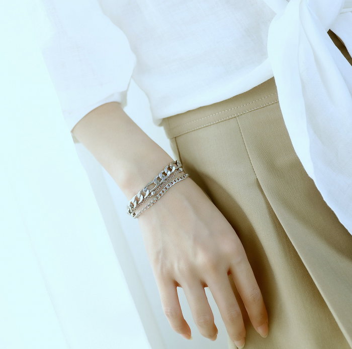 Bratara reglabila tripla din inox [6]