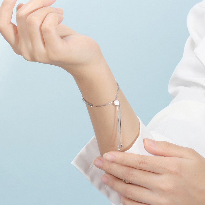 Bratara tennis argint 925 placata cu rodiu cu zirconiu [3]