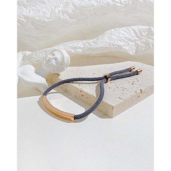 Bratara textila cu inox auriu – Simplitate si eleganta moderna [6]