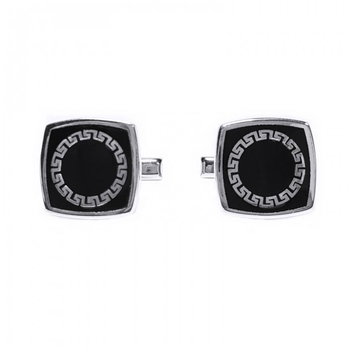 Butoni argint 925 cu motive grecesti, Olimp [1]