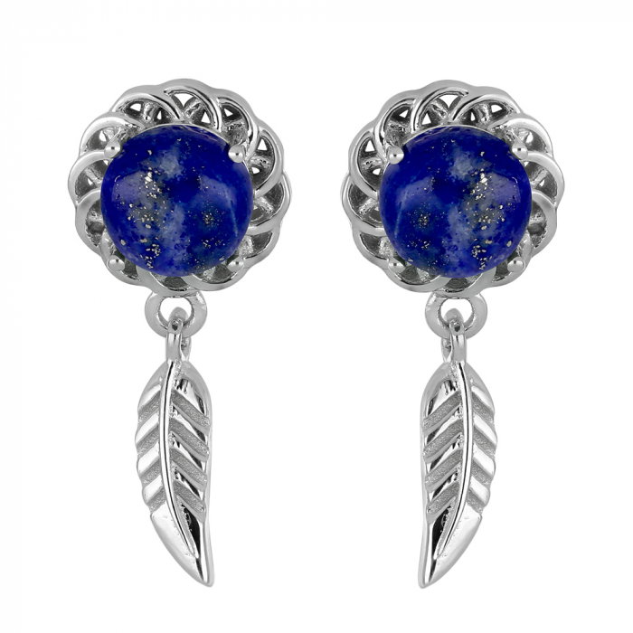 Cercei argint 925 cu Lapis lazuli  - EVA0052 [1]