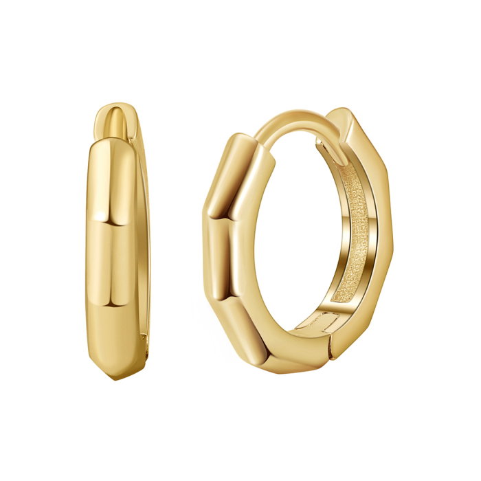 Cercei argint 925 placati cu aur 14K [1]