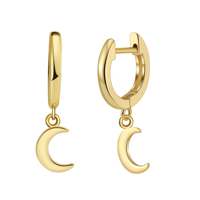 Cercei argint 925 placati cu aur 14K [1]