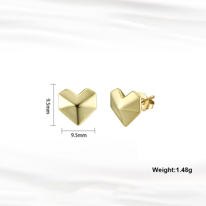 Cercei argint 925 placati cu aur 14K [3]