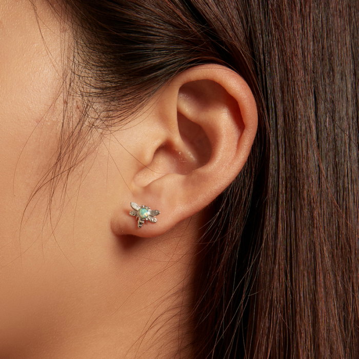 Cercei argint albinute de opal [7]