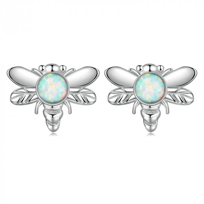 Cercei argint albinute de opal [8]
