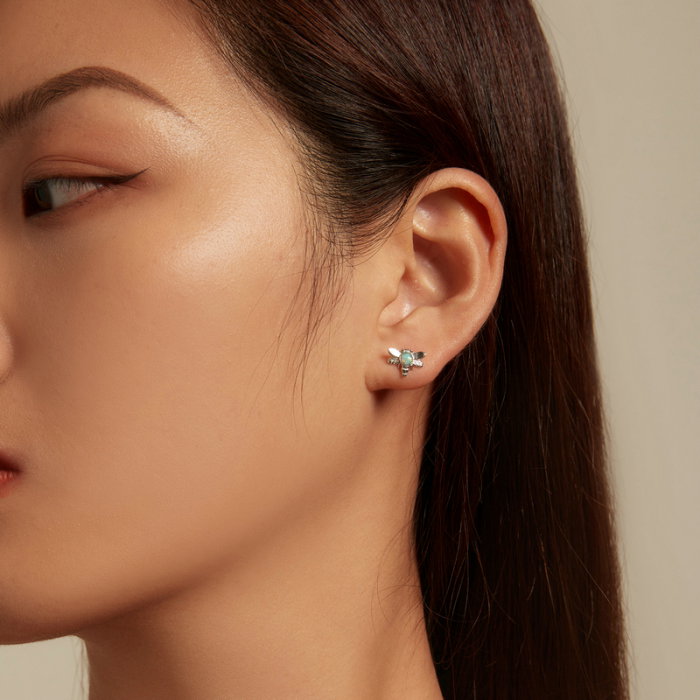 Cercei argint albinute de opal [4]