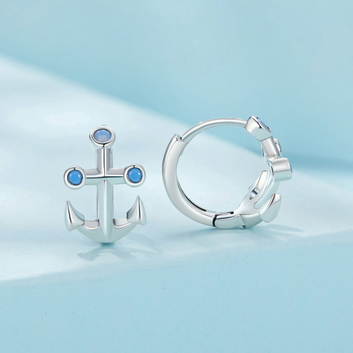 Cercei argint ancora [2]