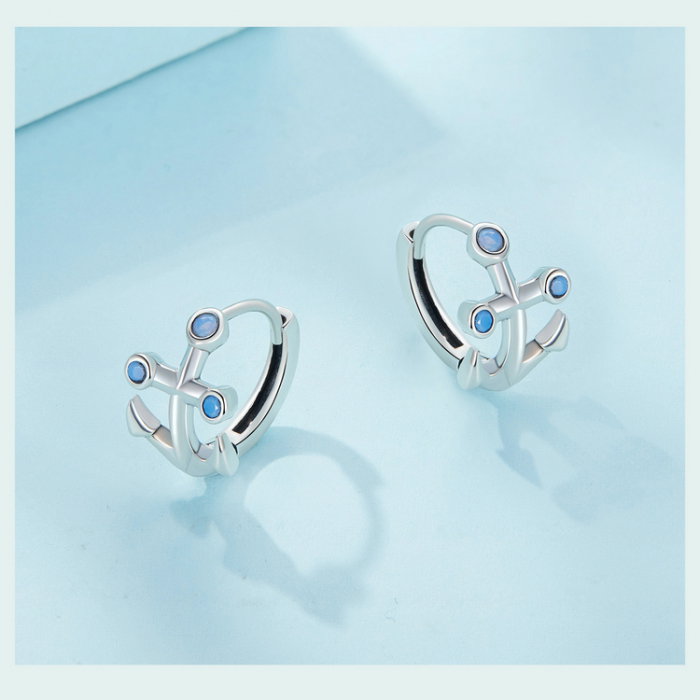 Cercei argint ancora [14]