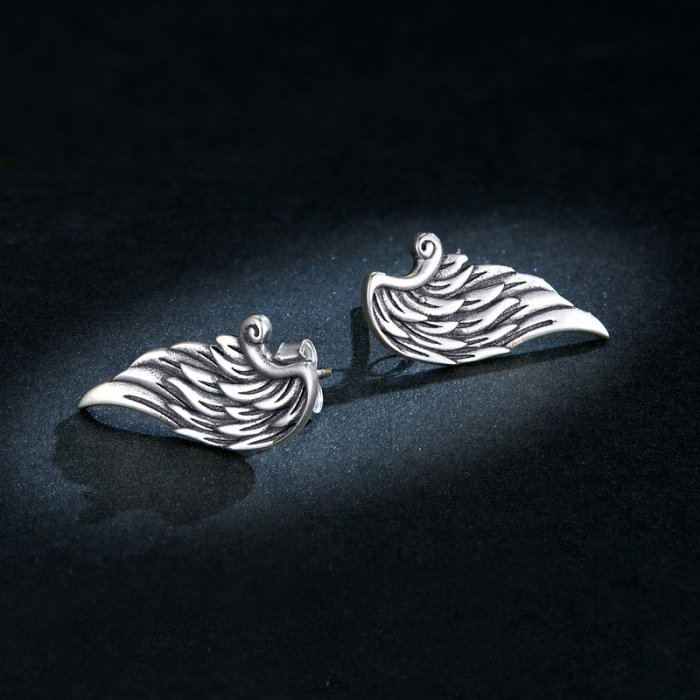 Cercei argint aripi de inger [5]