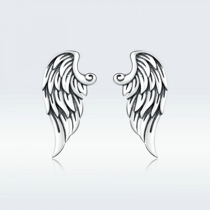Cercei argint aripi de inger [9]