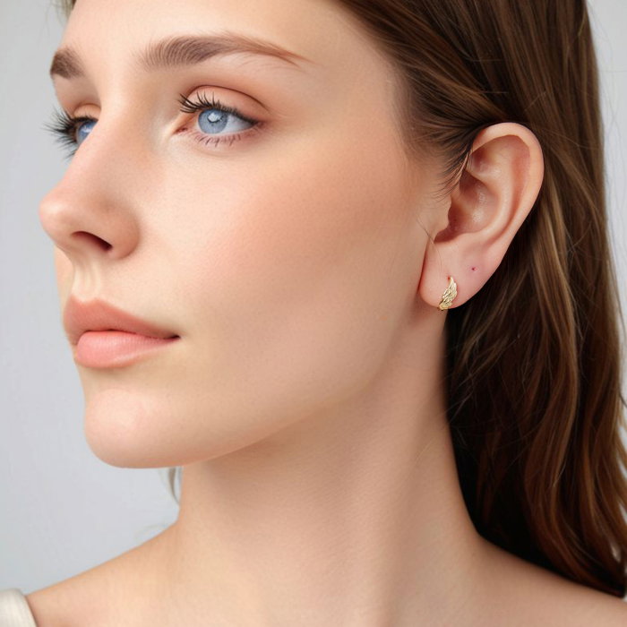 Cercei argint Aripi de Inger [6]