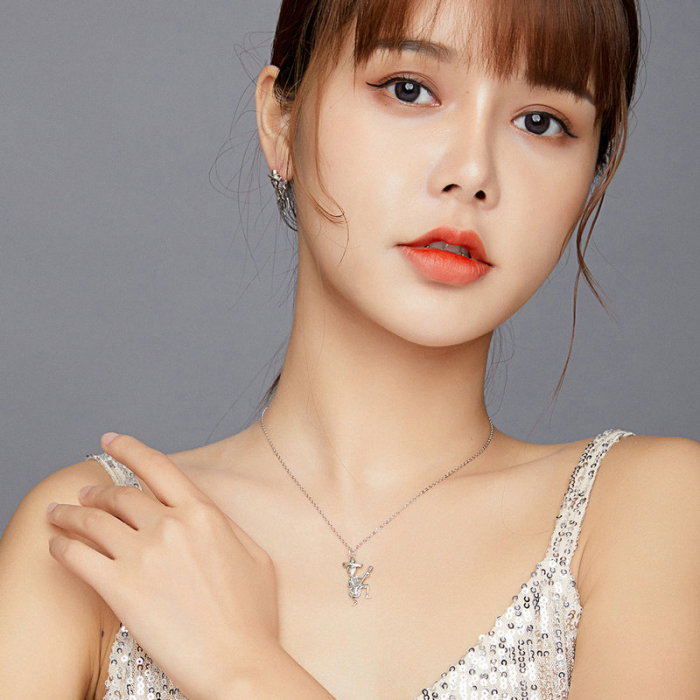 Cercei argint asimetrici cu schelete mariachi [11]