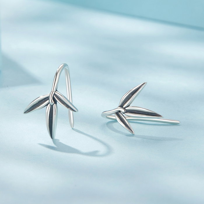 Cercei argint bambus [7]