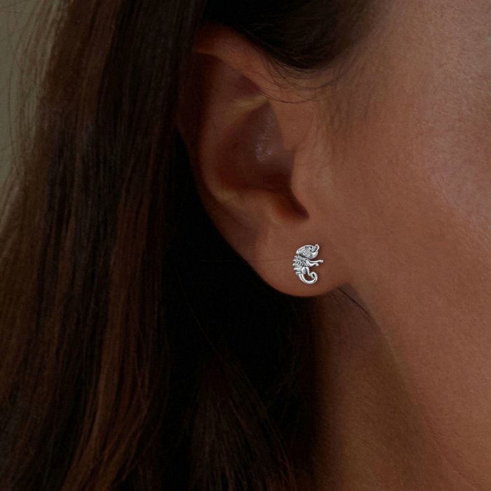 Cercei argint cameleon [2]