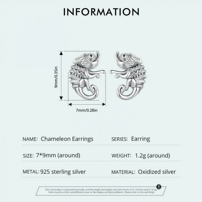 Cercei argint cameleon [8]