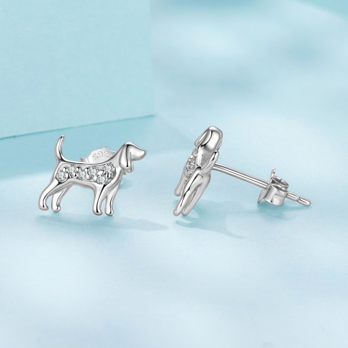 Cercei argint catei Golden Retriever [7]