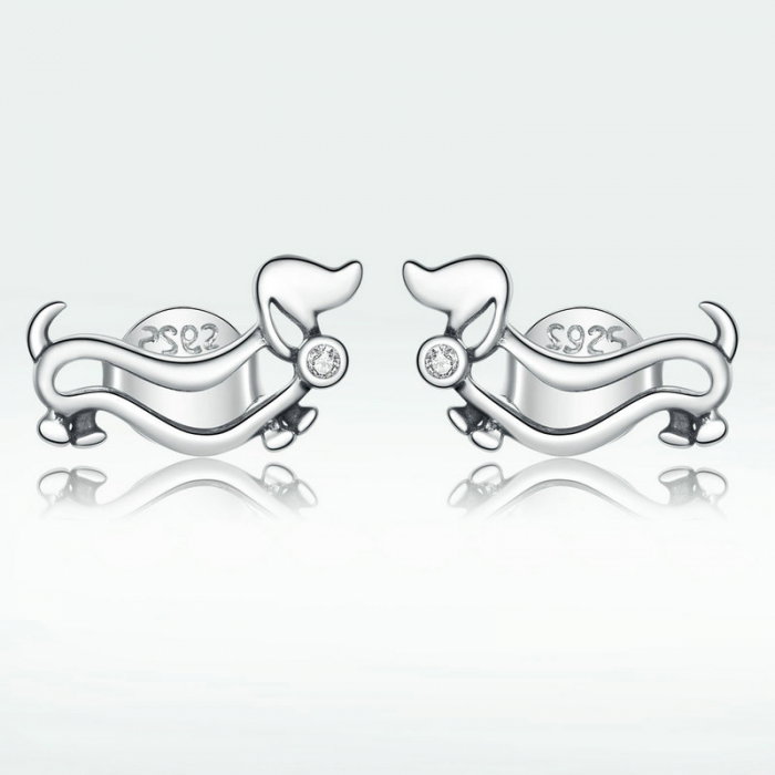 Cercei argint catei Corgi [9]