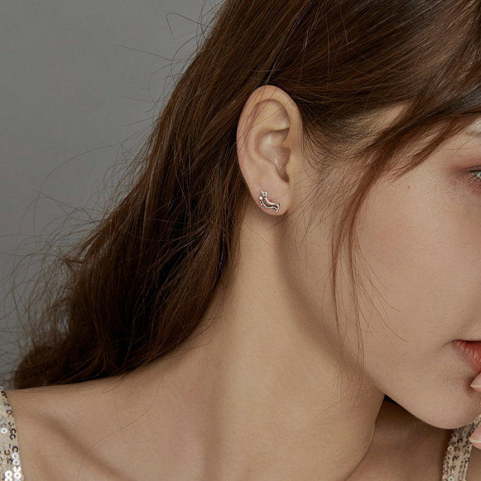 Cercei argint catei Corgi [4]