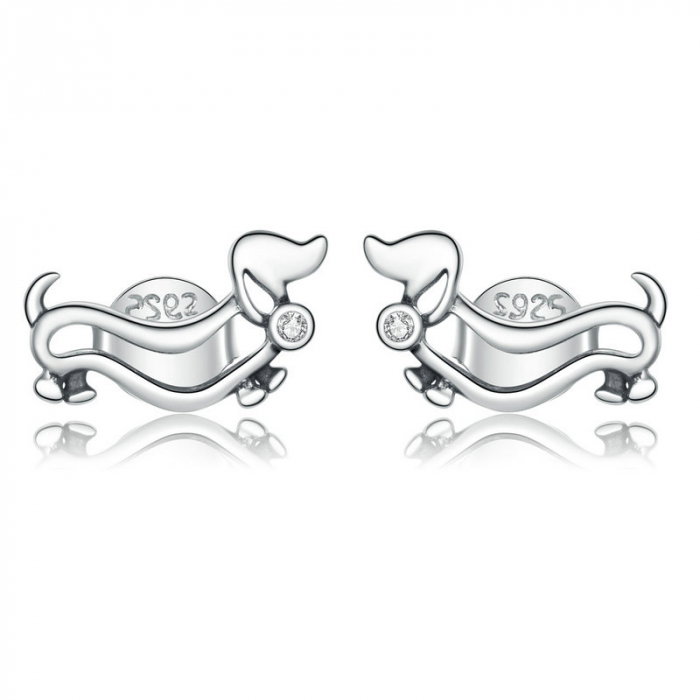 Cercei argint catei Corgi [1]