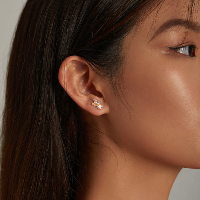 Cercei argint catelusi Corgi [4]