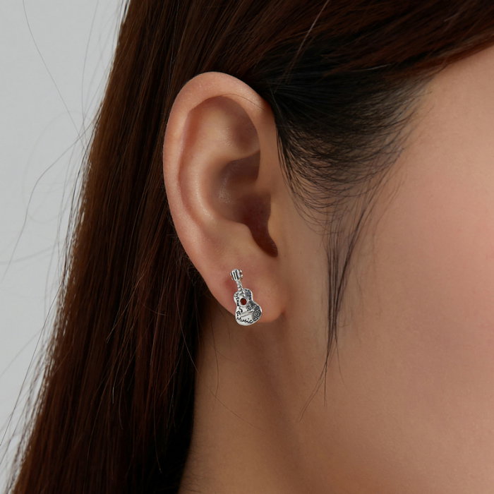 Cercei argint chitara vintage [3]