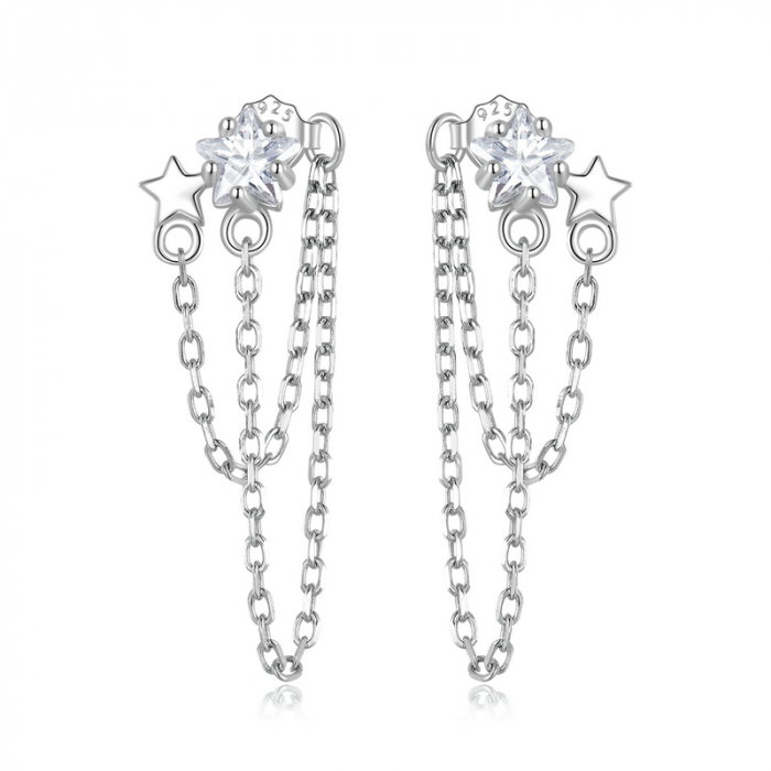 Cercei argint cicuras cu stelute [1]
