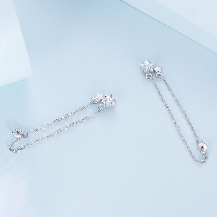 Cercei argint cicuras cu stelute [7]