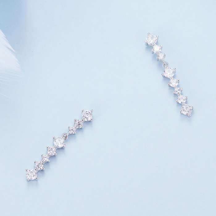 Cercei argint ciucurasi de zirconiu [5]