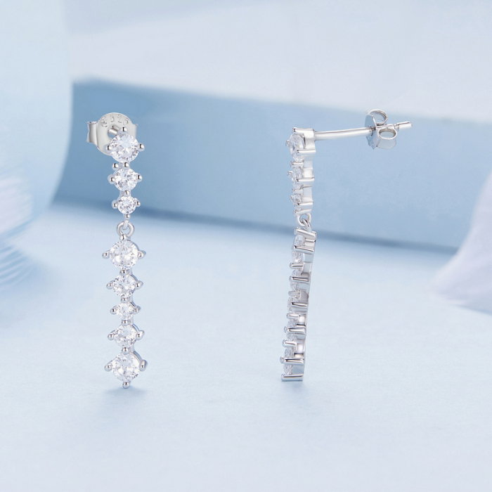 Cercei argint ciucurasi de zirconiu [4]