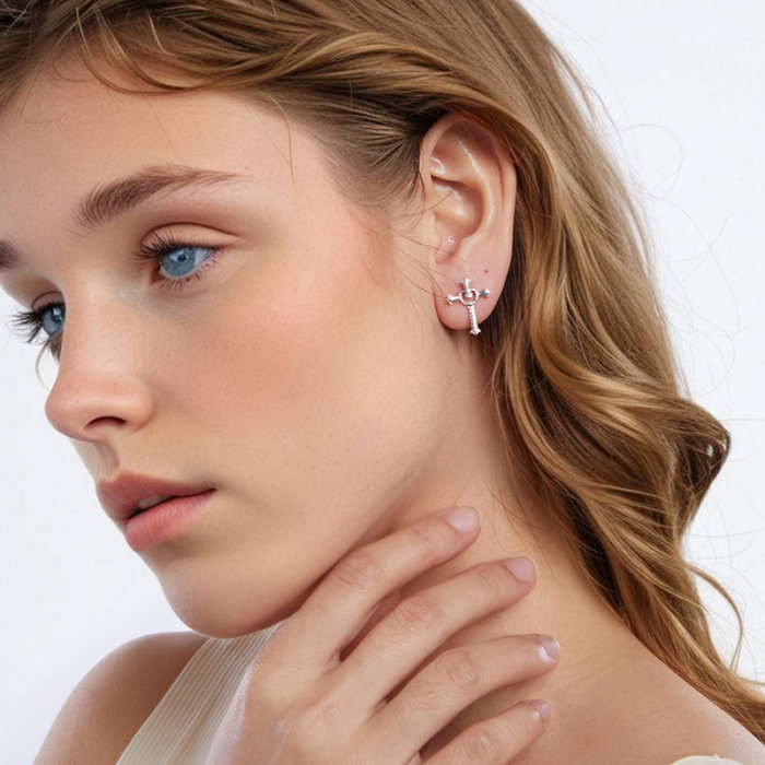 Cercei argint cruciulite [8]