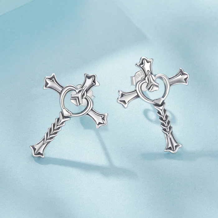 Cercei argint cruciulite [5]