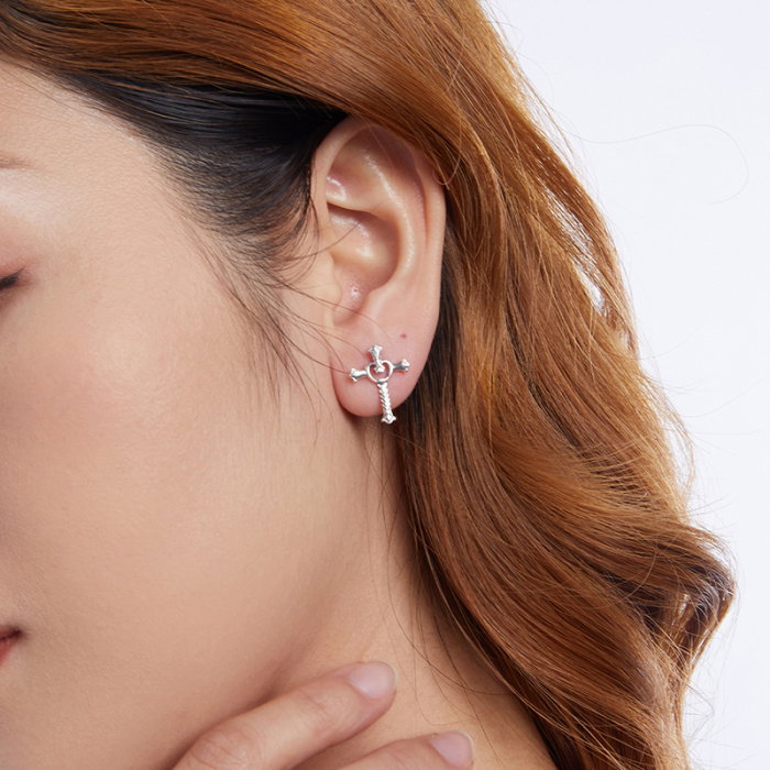 Cercei argint cruciulite [14]