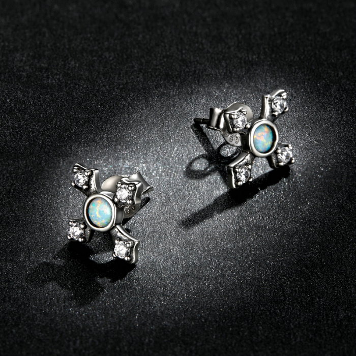 Cercei argint cruciulite vintage [3]