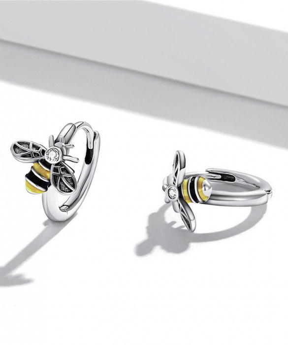 Cercei argint cu albinute [12]