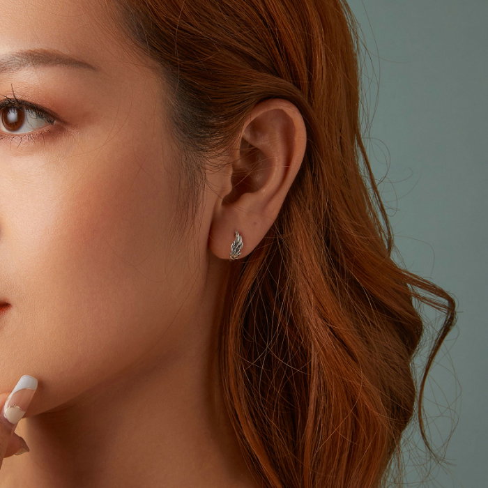 Cercei argint cu aripi de inger [10]